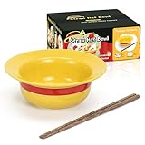 Lustige Anime Strohhut Schüssel Merch Ramen Schüssel mit Essstäbchen Merchandise Witzige Straw Hat Bowl Keramik MüSlischüSsel Ramen Suppenschüssel Set für Freund-Gift