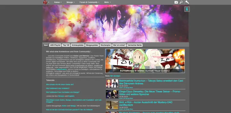 Proxer.me: Ist die Anime-Webseite legal?