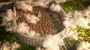Attack on Titan: Fans bauen gesamten Stadtbezirk in Minecraft nach