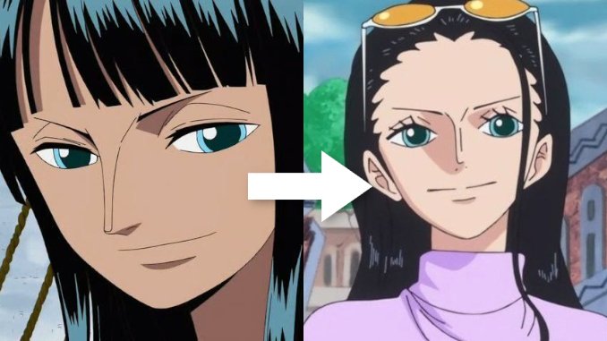 One Piece: Warum hat sich Robins Hautfarbe so stark verändert?